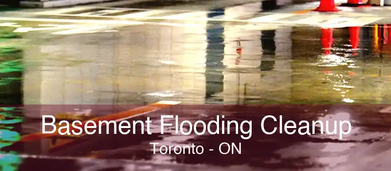 Basement Flooding Cleanup Toronto - ON