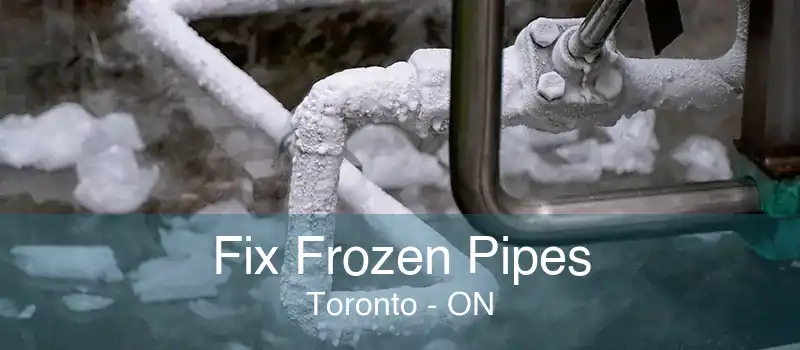 Fix Frozen Pipes Toronto - ON