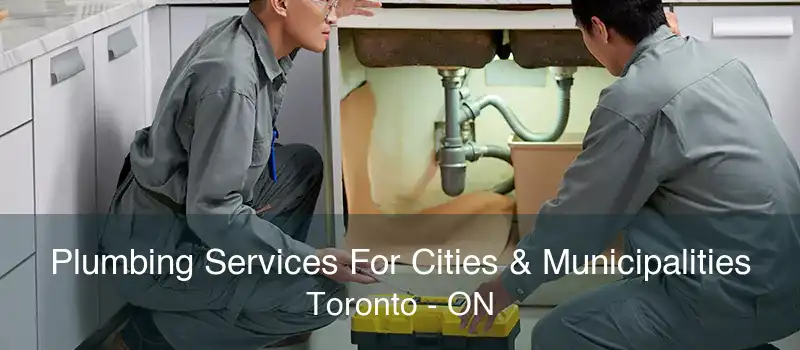 Plumbing Services For Cities & Municipalities Toronto - ON